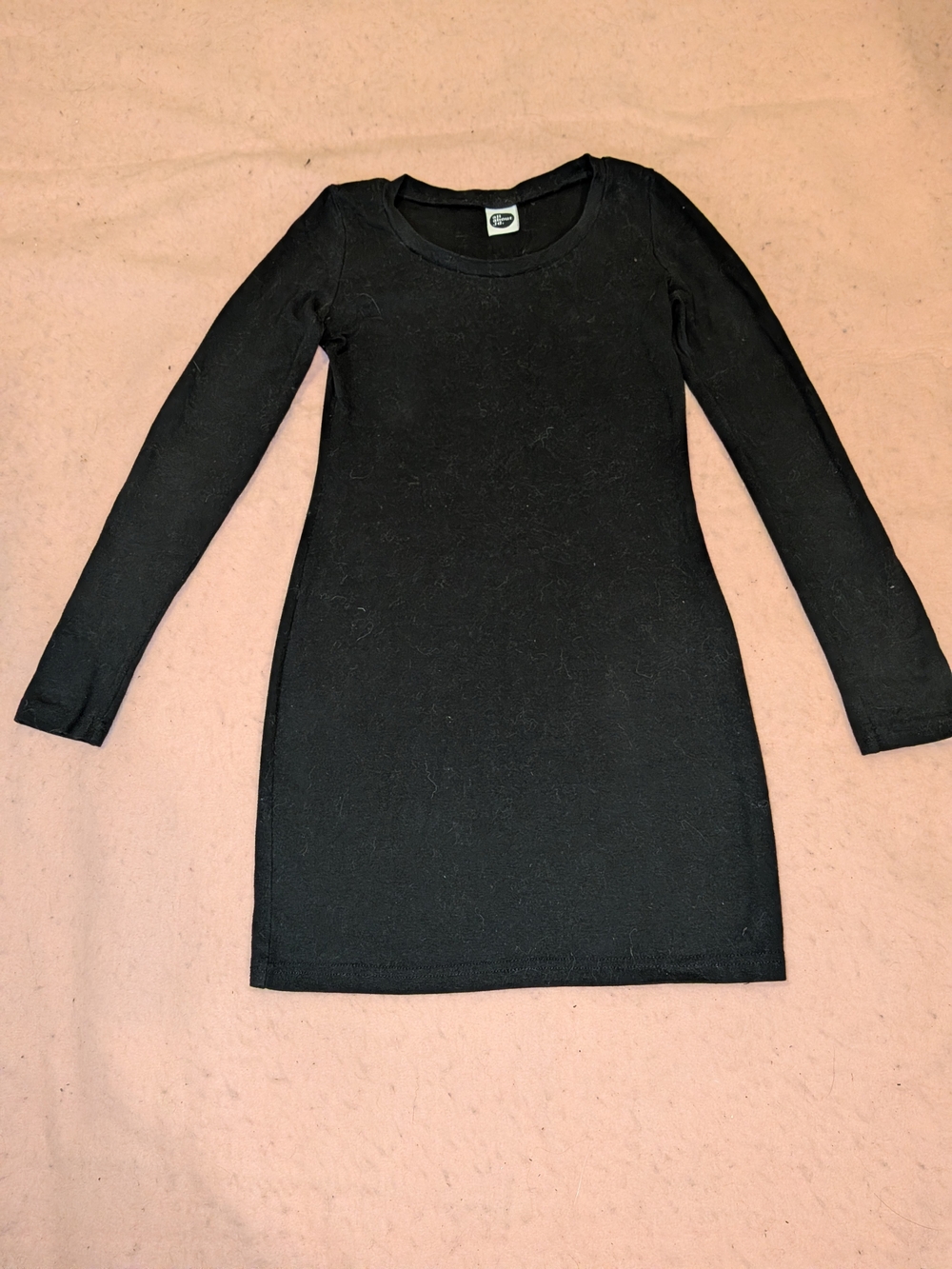 All About JD Black Long Sleeve Mini Dress